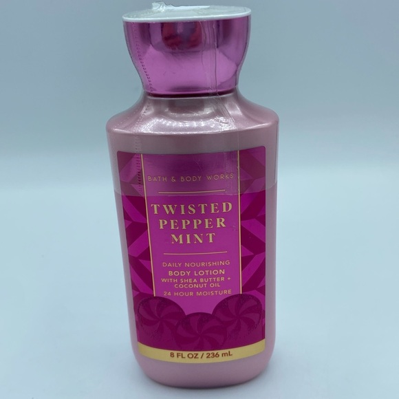 NEW! BATH & BODY WORKS Daily Nourishing Body Cream Lotion TWISTED PEPPERMINT - Picture 6 of 6